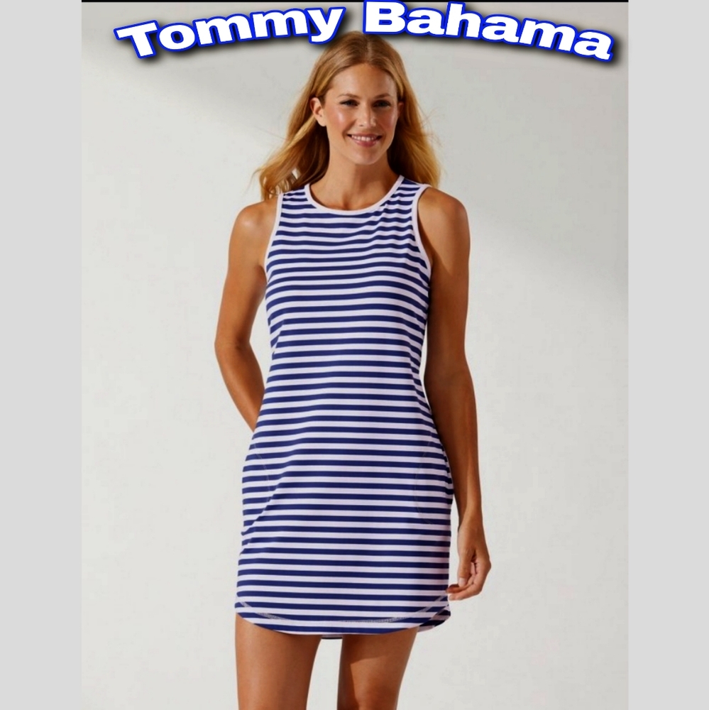 Tommy Bahama Aubrey IslandZone® Resort Stripe Sleeveless Dress